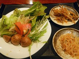 お惣菜は外したがサラダ食べ放題で満足な魚魯魚魯ランチ